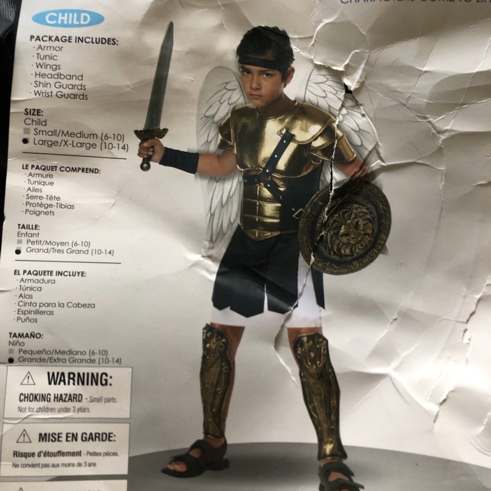 COPY - Child’s Gladiator costume